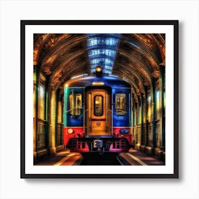 Train In The Station 1 Art Print