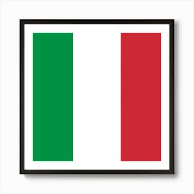 Flag Of Italy Art Print