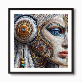 Mosaic Art Art Print