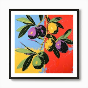 Olives Pop Art 4 Art Print