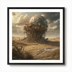 House In The Desert 5 Art Print