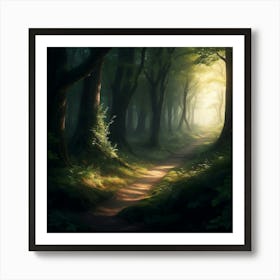 The Forest Path Art Print