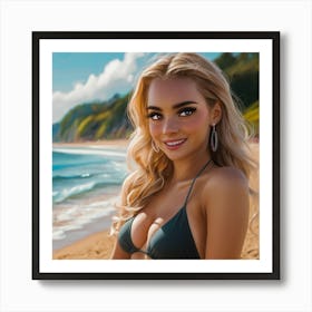 Sexy Blonde 2 Art Print