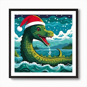 LOCK NESS MONSTER Art Print