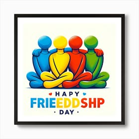 Happy Friendship Day Art Print