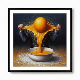 Orange Juice Art Print