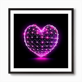Heart Shaped Light Art Print