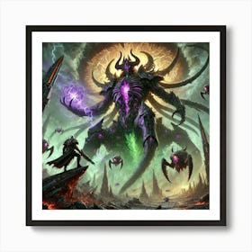 Overlord Zzrath Void Leviathan Summon Art Print