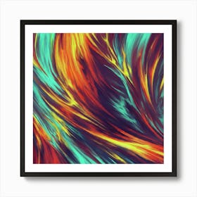 Abstract Swirl Art Print