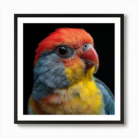 Colorful Parrot 2 Art Print