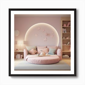 Pink Bedroom 2 Art Print