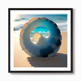 Sea Shell On The Beach, wild Art Print