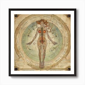 Nouveau Anatomy Series - 3 Art Print