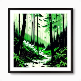 Forest 64 Art Print