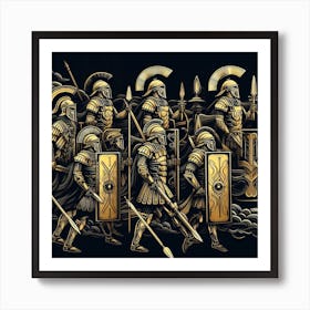 Spartan Warriors Art Print