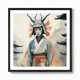 Samurai 1 Art Print