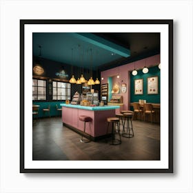 Default Create Unique Design Of Ice Cream Store 2 Art Print