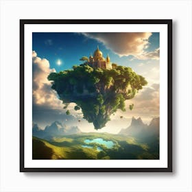 Island In The Sky 2 Art Print