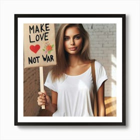 Make Love Not War Poster