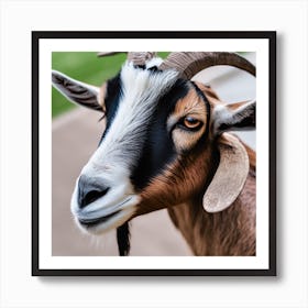 Goat Portait Art Print