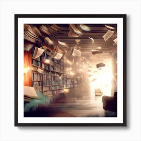 Pages Afloat Art Print