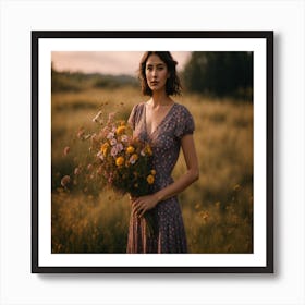 Field Of Flowers Art Print