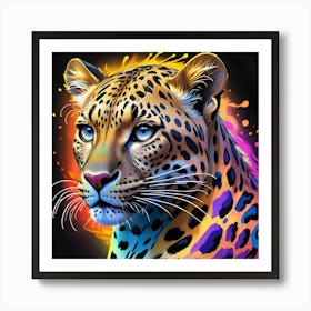 Albedobase Xl High Quality A Beautifully Designed Leopard Emer 1 Upscayl 4x Realesrgan X4plus Anime Art Print