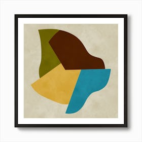 Modern geometric shapes 22 Art Print