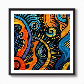 Abstract Painting 40 Art Print