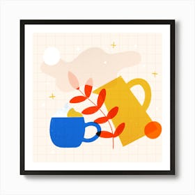 Coffee And Tea Art Print