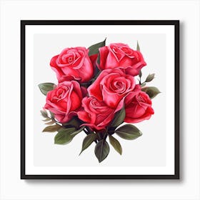 Bouquet Of Roses 7 Art Print