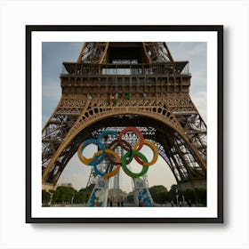 Olympic Rings Art Print