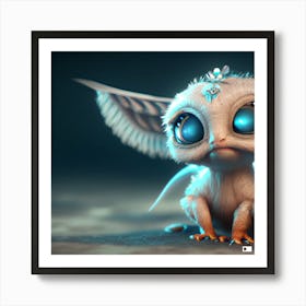 Cute Alien Art Print