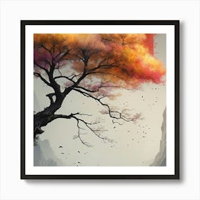 Chinese Tree Art Print