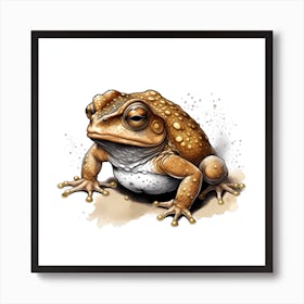 Desert Rain Frog Art Print