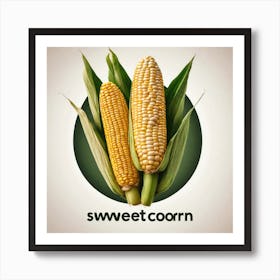 Sweetcorn As A Logo (43) Art Print