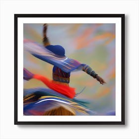 OCA DNA TY - Future Tribal Dancer Zoned Art Print