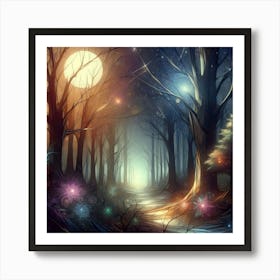 Moonlit Magic 2 Art Print