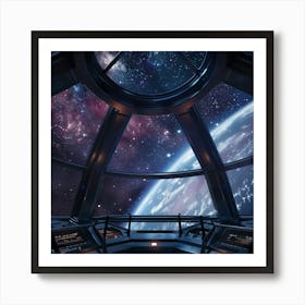 View From Spacecraft Art Print