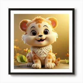 Cute Tiger 3 Art Print