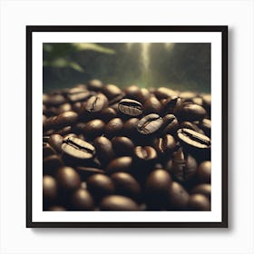 Coffee Beans 75 Art Print