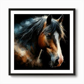 Horse Portrait 2 Art Print