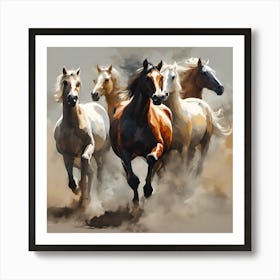 horses Art Print