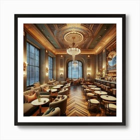 Bar In A Hotel Art Print