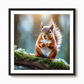 Red Squirrel 15 Art Print