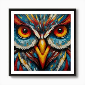 Owl Portrait 1 Art Print