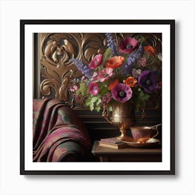 Vase Of Flowers 4 Art Print