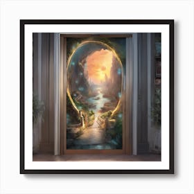 Fantasy Door Art Print