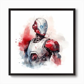 Robot Art Art Print