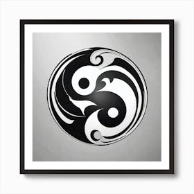 Yin Yang Symbol 13 Art Print